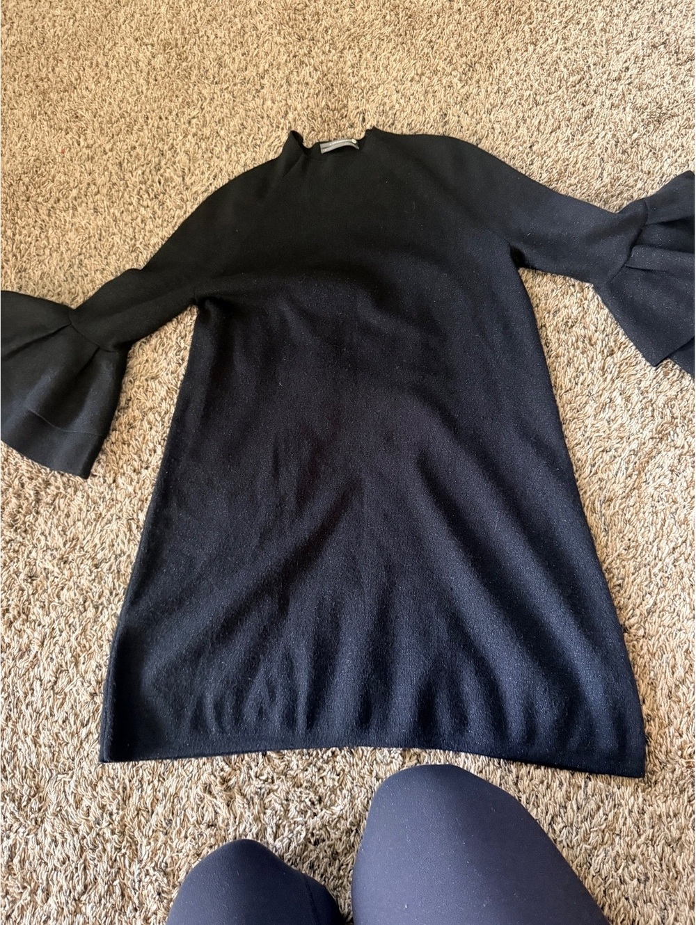 Anthropologie black dress
